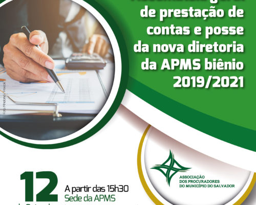 APMS realizará assembleia geral dia 12 de setembro